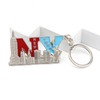 Customized Design New York City Tourist Souvenir Keychain Metal Key Chain