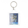 Customized Various Shapes Double Side Tourist Souvenir Keychain Plastic Clear Acrylic Key Chain