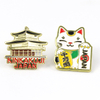 Custom Design Japan Souvenir Enamel Lapel Pin Badges for Gifts Shop Wholesalers