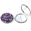 Customized Logo Souvenir Pocket Mirror Metal Mini Foldable Compact Hand Mirror