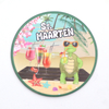 Custom Logo Printed Coaster Beach Souvenir Round Tea Paper Coasters for Drinks