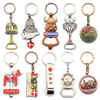 Factory Customized Design Stockholm Sweden Souvenirs Tourist Key Chain Metal Keychain