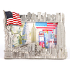 Factory Custom Design Zinc Alloy Metal Picture Frame Travel Souvenir New York Photo Frame