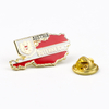 Customized Logo Design Countries Tourist Souvenir Metal Brooch Lapel Pin Badge