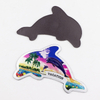 Custom Shape Beach Ocean Island Souvenir Metal Aluminum Foil Refrigerator Magnet for Fridge