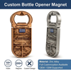 Custom Greece Athens Landmarks Souvenir Metal Bottle Opener Fridge Magnet Souvenir OEM Manufacturer