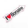 Custom Made Metal Aruba Bonaire Caribbean Tourist Souvenir Car License Plate Fridge Magnet