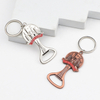 Wholesale Custom Beach Island Souvenir Tourist Keychain Enamel Metal Beer Bottle Opener Key Chain