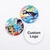 Custom Logo Printing Reusable Countries Souvenir Round Cup Ceramic Coaster with Opener