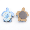 Custom Logo 3D MDF Fridge Magnet Beach Sea Turtle Tourist Souvenirs Refrigerator Magnets