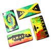 Customized Logo Jamaica Tourism Souvenirs Magnetic 3D Metal Aluminium Foil Fridge Magnets