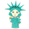 Custom Metal Bobble Fridge Magnet 3D City Souvenir Wobbly Spring Refrigerator Magnet