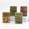 Custom Logo Russia Souvenirs Cigarette Lighters Smoking Accessories Metal Kerosene Lighters