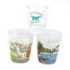 Custom Logo Souvenir Glass Shot Glasses Personalized Frosted Shot Glass