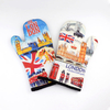 Custom Printing Logo Souvenir Cotton Heat-resistant Kitchen Microwave Oven Gloves Mitts
