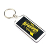 Personalized Logo Souvenir Clear Photo Frame Acrylic Key Chain Keyring Custom Plastic Keychain