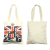 Custom Logo Shoulder Shopping Canvas Bag London Souvenir Tote Bag