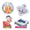 Personalized Spain Madrid Barcelona Souvenirs Custom 3d Poly Resin Fridge Magnets for Decor