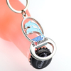 Custom Design USA Miami Florida Beach City Souvenir Key Charm Metal Keychain