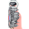 Factory Customized Design Russia Souvenir Metal Fridge Magnet Bottle Opener Magnet