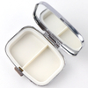 Custom Logo Square Decorative Souvenir Mini Medicine Case Portable Metal Pill Box