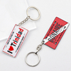 Custom Logo Car License Plate Keychain Metal Island Beach Tourist Souvenir Keyring Key Chain