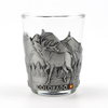 Personalized Custom Engraved Logo Tourist Souvenir Metal Glass Shot Glasses