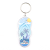 Customized Various Shapes Double Side Tourist Souvenir Keychain Plastic Clear Acrylic Key Chain