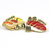 Custom Design Japan Souvenir Enamel Lapel Pin Badges for Gifts Shop Wholesalers