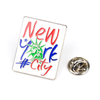 Custom Logo US Souvenir Brooch Badge Safety Metal Enamel Lapel Pins for Clothes Hat