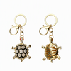 Custom Rhinestone Keychain Personalized Design Luxury Souvenir Gifts Metal Keyring Key Chain