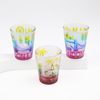 Custom Logo Full Printing Decal Travel Countries City 2oz Souvenir Tourist Glass Shot Glasses