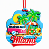 Custom Christmas Ornaments OEM Souvenir Wooden MDF Xmas Tree Decorations for Holiday Gifts
