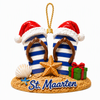 Personalized Travel Souvenir Gift Xmas Hanging Decor Custom Resin Christmas Tree Ornament