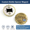 Custom Greece Athens Landmarks Souvenir Metal Bottle Opener Fridge Magnet Souvenir OEM Manufacturer