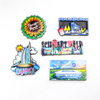 Custom Design Countries Tourist Souvenir Epoxy 3D MDF Wooden Refrigerator Fridge Magnet