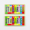Custom Logo Printing Die Cut 3D Beach City Island Florida Tourist Souvenir MDF Wooden Fridge Magnet