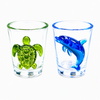 Personalized Custom Logo Scenic Stylish Croatia Tourist Souvenir 3D Sunglasses Shot Glass Cups