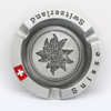 Wholesale Custom Logo Zinc Alloy Metal Countries Tourist Souvenir Portable Cigar Pocket Ashtray