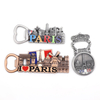 Custom Design France Paris Souvenir 3d Metal Fridge Magnetic Bottle Opener Magnet