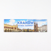 Custom Tin Plate Magnet European Countries City Souvenir Poland Krakow Souvenir Tinplate Fridge Magnet