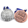 Personalized Custom Design Logo Zinc Alloy Running Award Souvenir Metal Sports Medal with Ribbon