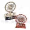 Customized Design Countries Landmark Souvenir Ferris Wheel Model Mini Metal Figurine Ornaments