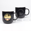Custom Metal Engraved Logo Souvenir Gifts Ceramic Coffee Mug Cup