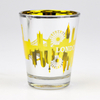 Customized Logo Beach Island Souvenir Decorative Electroplating Wine Shot Glass