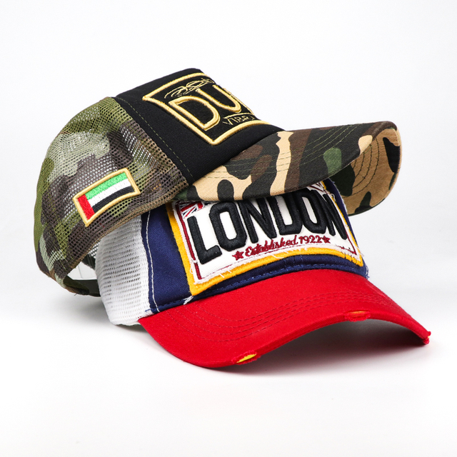 Customized Logo Souvenir Summer Running Snapback Trucker Hat Baseball Cap