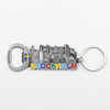 Customised Made Sweden Stockholm Souvenir Metal Key Chain Beer Bottle Opener Keychain