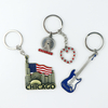 Factory Supplier Customized Design Boston Chicago Souvenir Metal Keychain Keyring