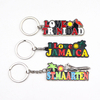 Custom Jamaica Souvenir Beach Island Souvenir Keyring Enamel Metal Keychain