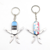Custom logo Foldable Multi Functional Mini Folding Pocket 4 in 1 Knife Keychain